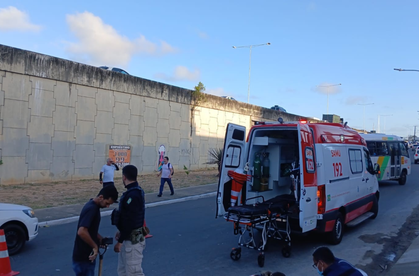  Homem é atropelado por ônibus em faixa de pedestre na marginal da BR-101, em Natal