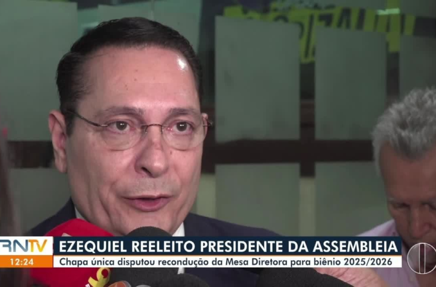  Ezequiel Ferreira (PSDB) é reeleito presidente da Assembleia Legislativa do RN