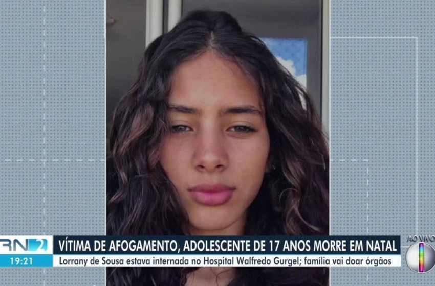  Adolescente de 17 anos morre após se afogar em praia de Natal